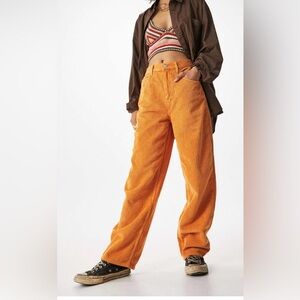 BDG Orange Corduroy Women Jeans